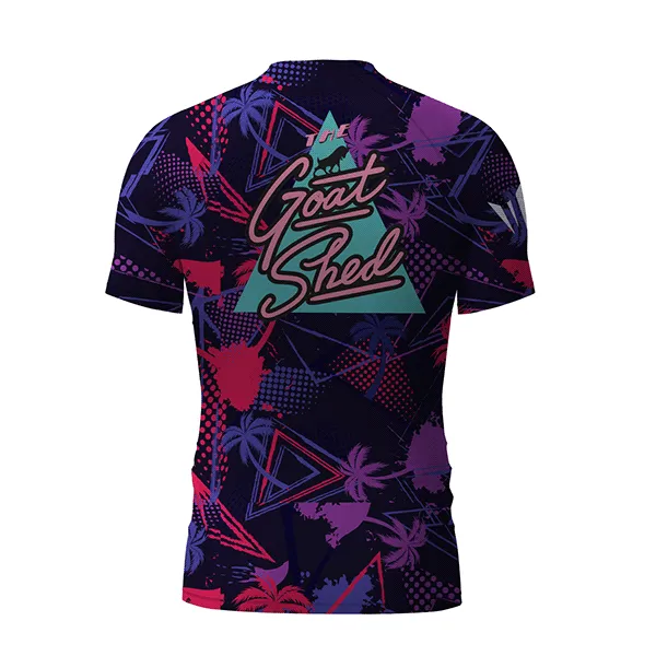 Patterned athletic shirt design